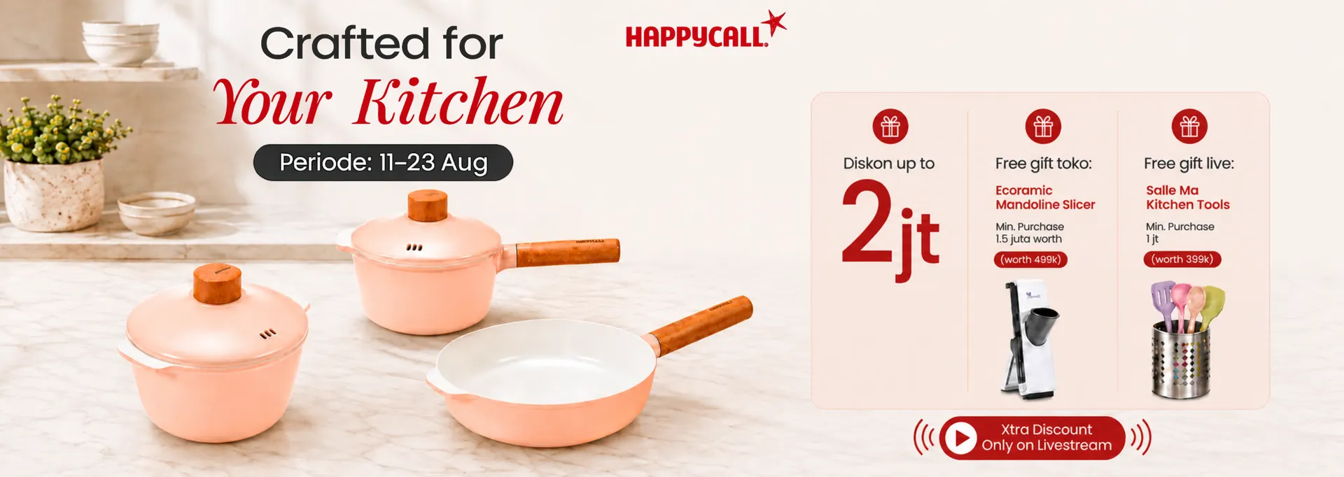 Promo Happycall Crafted for Your Kitchen