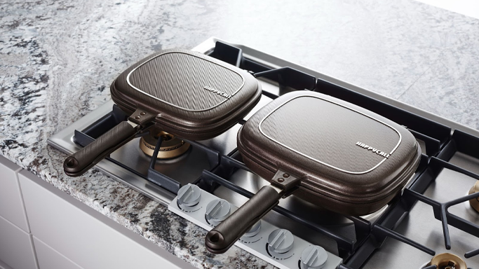 happycall titanium double pan